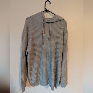 Gray Hooded Sweater